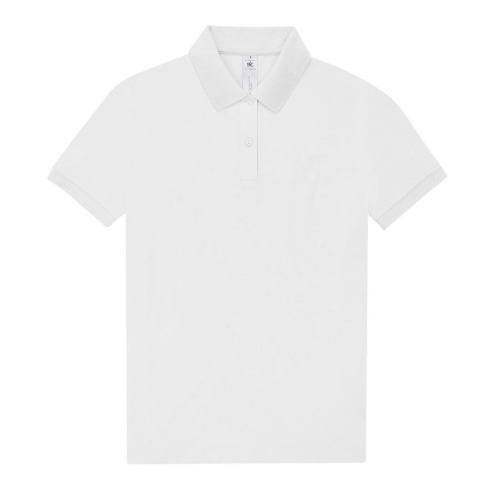 B&C Womens/Ladies My Polo Shirt / White